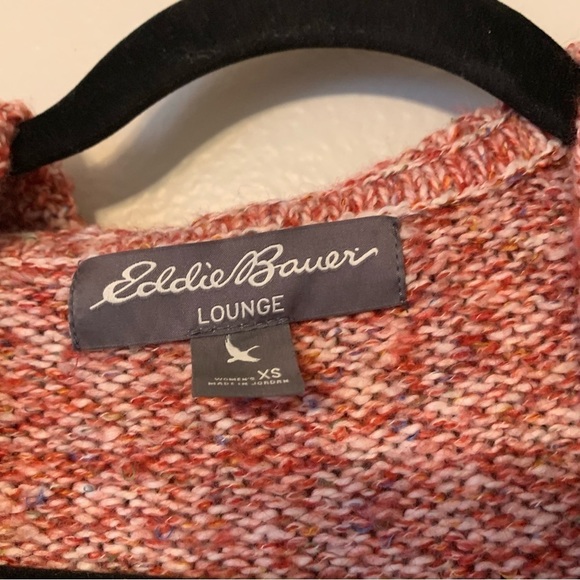 Eddie Bauer Lounge Long Open Hooded Knit Cardigan Sweater - Picture 2 of 9